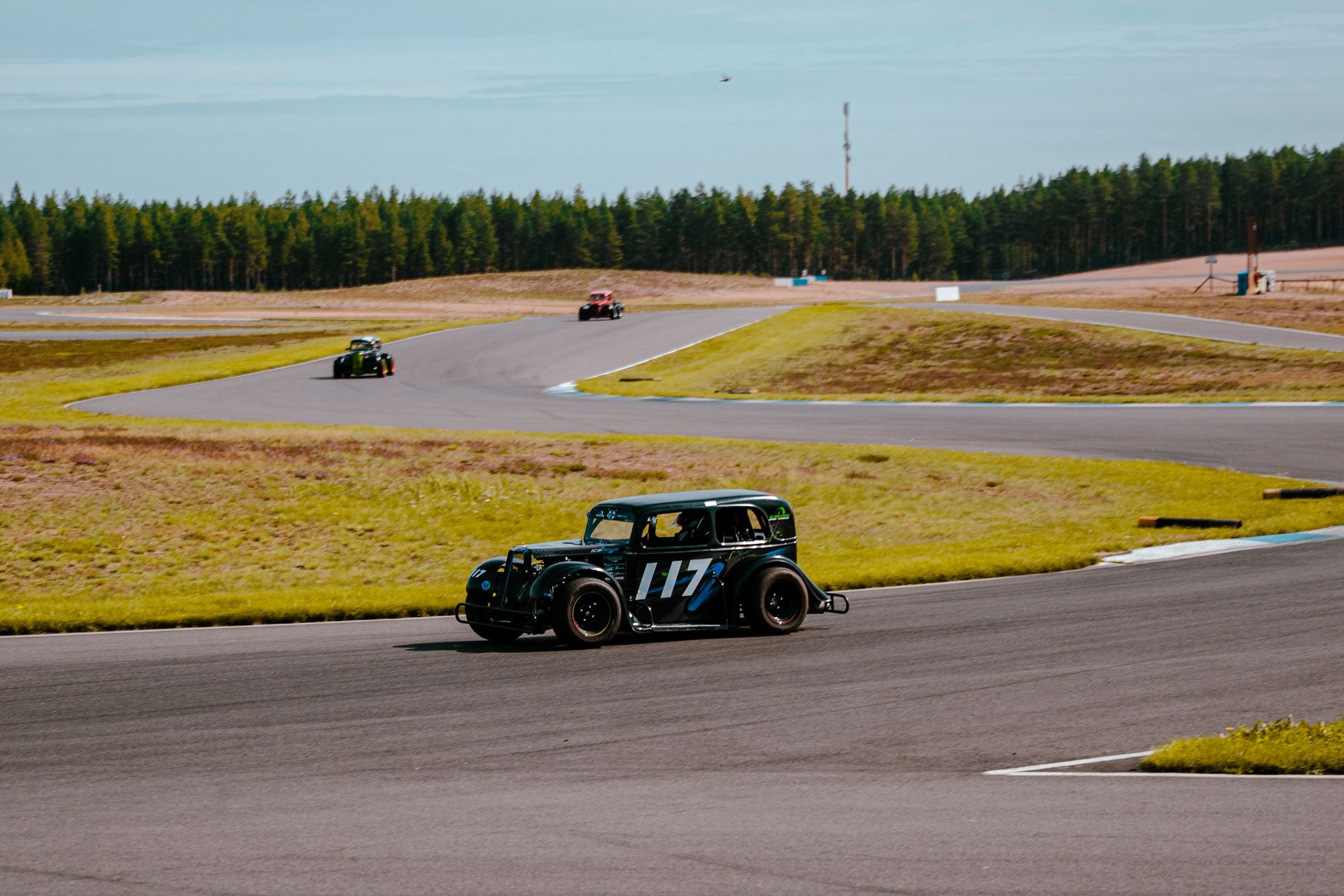 A Legend car on the Alastaro race track
